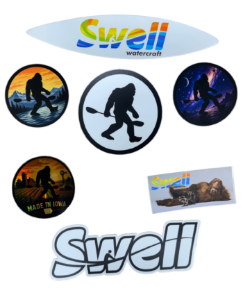 Swell Watercraft Sticker Set